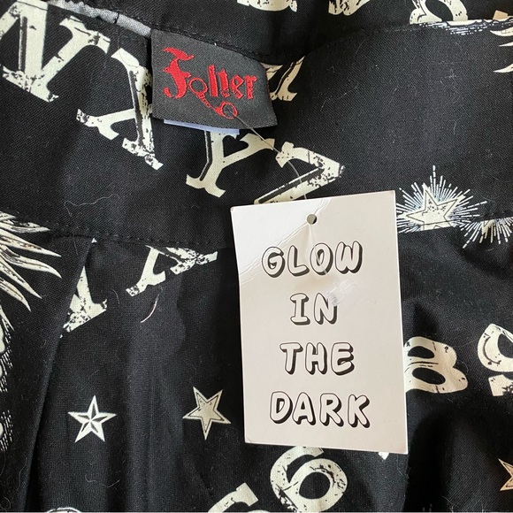 Folter Clothing Women’s S Ouija Board Skater Skirt w/ Glow-In-The-Dark design - Picture 2 of 7